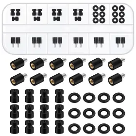 M1847 Mardatt 36pcs M2 Anti-vibration Standoffs With Rubber Damper Balls Kit Flight Contro