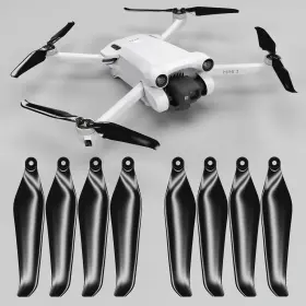 Ma.mi36030f4 Master Airscrew Stealth Propellers For Dji Mini 3 Pro And 4 - Black Pr