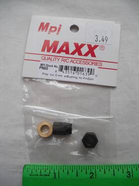 Maxx Products Pn60 Mpi Prop. Nut 6 Mm Bushing Prospin Rc R/c Plane Airplane