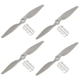 Mea230526ee0510 Meccanixity 10x5 Propeller Rc Propellers 2 Vane Blades Props Grey With Adapter Rings For Ele