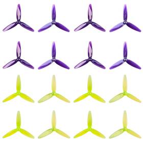 Meivifpv Gf353d 8pairs Gemfan 353d 3-blade Propeller Props With 1.5mm/3 Holes For 3.5 Inch Fp