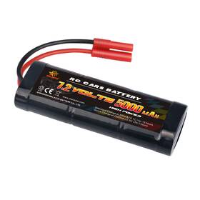 Melasta Rc72-50nh 7.2v 5000mah Nimh Rc Battery Pack Compatible With Banana Connector Su