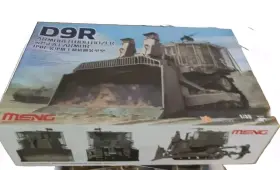 Mm-ss-010 Meng Open Box Ss-010 D9r Armoured Bulldozer With Slat Armour Plastic Model Kit 1/35