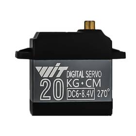 Mengjie Servo-01 20kg Digital Servo High Torque Full Metal Gear Waterproof Steering Se
