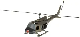 Me1003 Metal Earth Uh-1 Huey Helicopter Color 3d Model Kit Small Multicolor