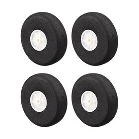 Metallixity 636939581411 4pcs Rc Airplane Wheels Aircraft Sponge 2.5 Inch X 0.12