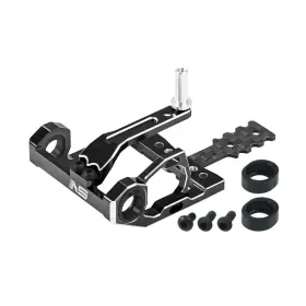 Mr03 Microheli 934953025549 Nexxspeed 98-102mm Round Motor Mount Black - Kyosho Mini-z
