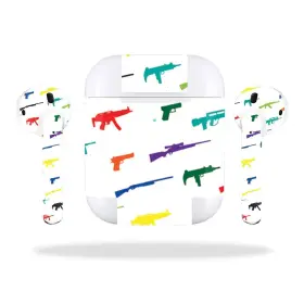 Apaipo19-fun Mighty Skins Mightyskins Skin Compatible With Apple Airpods 2 2019 - Fun Guns Protecti Apaipo19-fun Mighty Skins Mightyskins Skin Compatible With Apple Airpods 2 2019 - Fun Guns Protecti