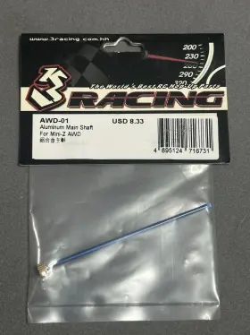 Awd-01 Mini Z 3 Racing Aluminum Main Shaft For Kyosho Mini-z Awd