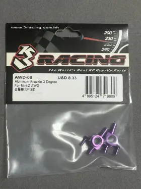 Awd-06 Mini Z 3 Racing Aluminum Knuckle Degree For Kyosho Mini-z Awd Awd-06 Mini Z 3 Racing Aluminum Knuckle Degree For Kyosho Mini-z Awd