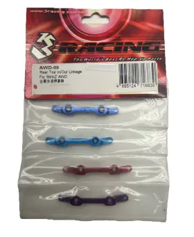 Awd-09 Mini Z 3 Racing Aluminum Rear Toe In / Out Linkage For Kyosho Mini-z Awd