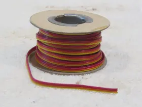 48-324-50 Miniatronics Corp #48-324-50 3 Conductor Wire - Red/yellow/orange 25ft