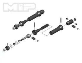 Mip18140 Mip - Moores Ideal Products New X-duty Cvd Drive Kit Rear 87mm To 112mm