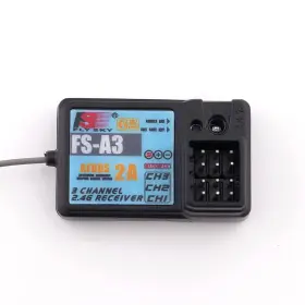 Afhds2a Mlrpgo Fs-a3 Flysky Waterproof Receiver 2.4g 3ch For Gt2e Gt2g Transm