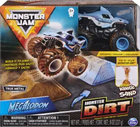 20103743-6053302 Monster Jam Megalodon Dirt Starter Set Featuring 8oz Of And Offic