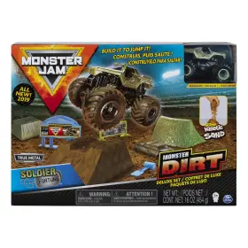 Monster Jam 778988553633 Soldier Fortune Dirt Deluxe Set Featuring 16oz Of
