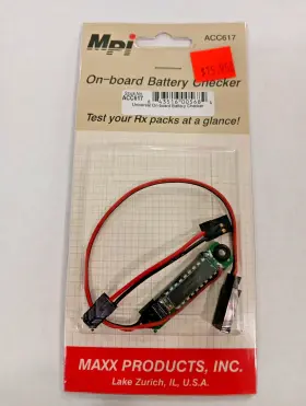 Acc617 Mpi Maxx Products Intl 843516005684 #acc617 Nip On-board Battery Checker Acc617 Mpi Maxx Products Intl 843516005684 #acc617 Nip On-board Battery Checker