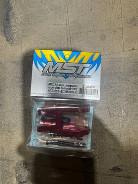 Mst Mxs210640r Rmx 2.0 Aluminum Integrated Upper Deck Connecter Red Mxs-210640r