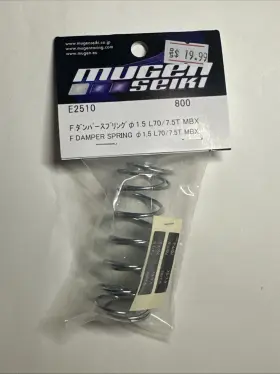 E2510 Mugen New F Damper Spring 1.5 L70/7.5t Mbx7 Suit Part #e2510