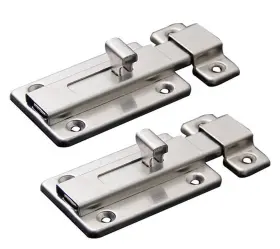 Wy-wsjk-c3 Nelxulas Stainless Steel Door Latch Sliding Lock Barrel Bolt 4-1/5 Inch
