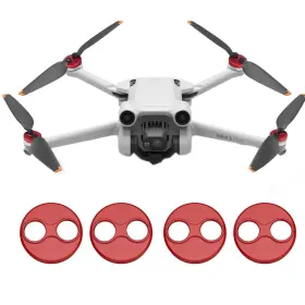 Dh-mn029-bk Ngaantyun Darkhorse Upgraded Aluminum Motor Cover Cap 4 Pieces Compatible With Dji Mini