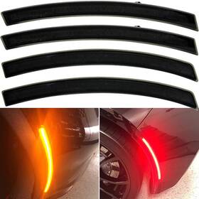 Njsbyl Njsbyl-ch172216 Smoked Lens Corvette C7 Led Front Rear Side Marker Lamps For 2014 2015