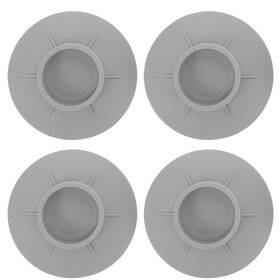 Nuobesty 9jax657810455ryu 4pcs Rubber Washing Machine Foot Pads 10.00x10.00x2.00cm Grey