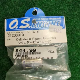 21203010 O.s. Max Engine Cylinder And Piston For 12 Cz-r