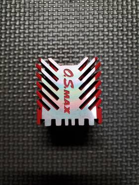 O.s. 21404300 Vintage O.s. Max .12cv-x Heatsink Cooling Head Red Off New Engine