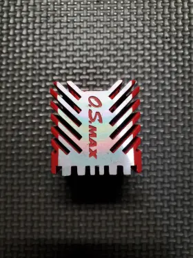 21404300 O.s. Vintage Max .12cv-x Heatsink Cooling Head Red Off New Engine