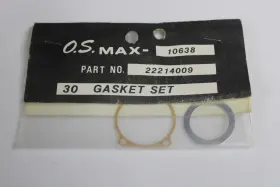 22214009 O.s. Nos Os Max 30 Rc Engine Gasket Set Old Stock 22214009 O.s. Nos Os Max 30 Rc Engine Gasket Set Old Stock