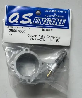 25607000 O.s. Os Engines Cover Plate Complete For 40 46fx Rc Part New