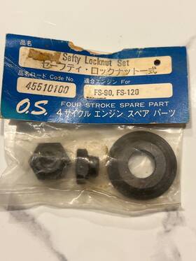 O.s. 45510100 Os Engines 45910100 Safety Locknut Set Intended For Fs-90 And Fs-120 Four-stroke
