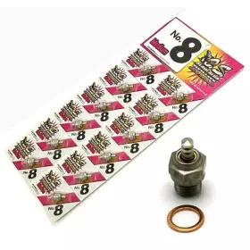 71608001 O.s. 10pcs Spark Glow Plug No.8 Os #8 Hot For Nitro Engine Rc Car Airplane