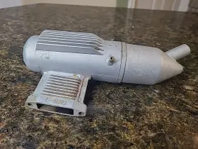 E-4010 O.s. Os Max Rc Airplane Engine Muffler For 65 - 65ax Model Euc