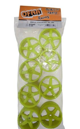 Ofna 87642 Nos Star Offset Yellow 8 Pack Vintage