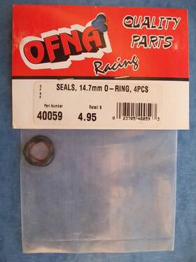 Ofna Ofn40059 Vintage 40059 Rare O-rings Seals 14.7mm 4 Cr X-1 Nip