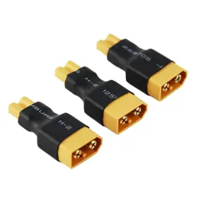 43234-1114 Oliyin 3pcs Male Xt60 To Female Xt30 Plug Adaptor Converter Compact Light Wireless A