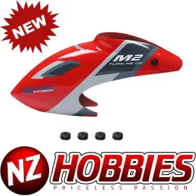Oshm2323r Omp Hobby M2 Evo Canopy - Red