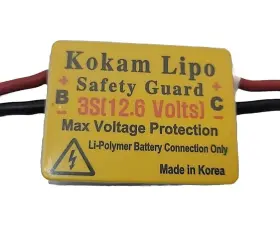 Kokam-3s Overlander Kokam 3s Lipo Battery 12.6 Volts Safety Guard