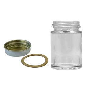 Paasche H-194 Pack Of 4 Glass Bottles With Gaskets And Caps 1oz
