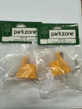 Pkz1128 Parkzone Lot Of 2 Complete Gearbox J-3 Cub