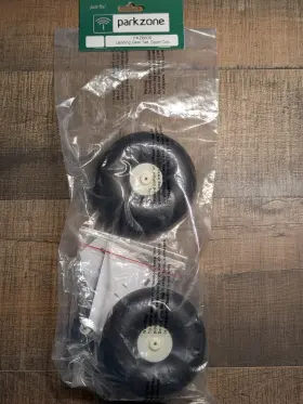 Pkz6806 Parkzone Landing Gear Set With Wheels Sport Cub Nice Extra Parts