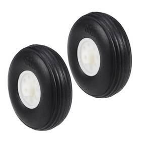 Peroup 617662700096 2pcs 2 Inch Tire And Wheel Sets For Rc Car Sponge With Plastic Hub