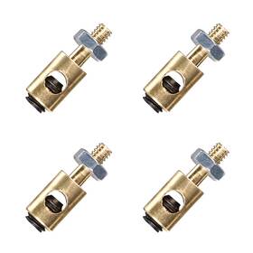 Peroup 619668271204 5pc D4x2.5mm Linkage Stoppers Connecting Servo Arm For Rc Airplane Push Rod 11mm