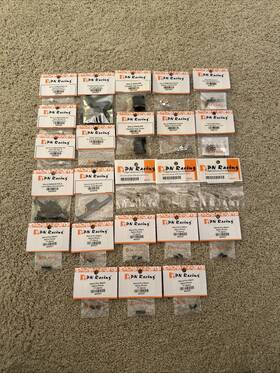 Pn Racing 500429t Misc Parts Lot - Dummy Chassis Leds/delrin Pinions/terminal Set And More