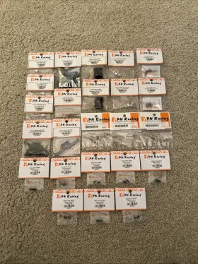 500429t Pn Racing Misc Parts Lot - Dummy Chassis Leds/delrin Pinions/terminal Set And More