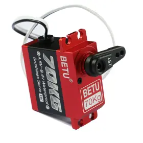 Tbetu-70kg-180 Pohfp 70kg Brushless Servo Waterpoof High Torque Compatible With 1/5A