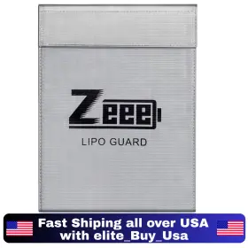 Power 445004039091 Fireproof Lipo Battery Bag Explosion-proof Charging And Storage Organizer To Prote