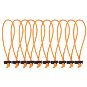Powrig Ct-1002 6 Inch Bungee Cords Adjustable Cable Ties Management Reusable -orange 10-p